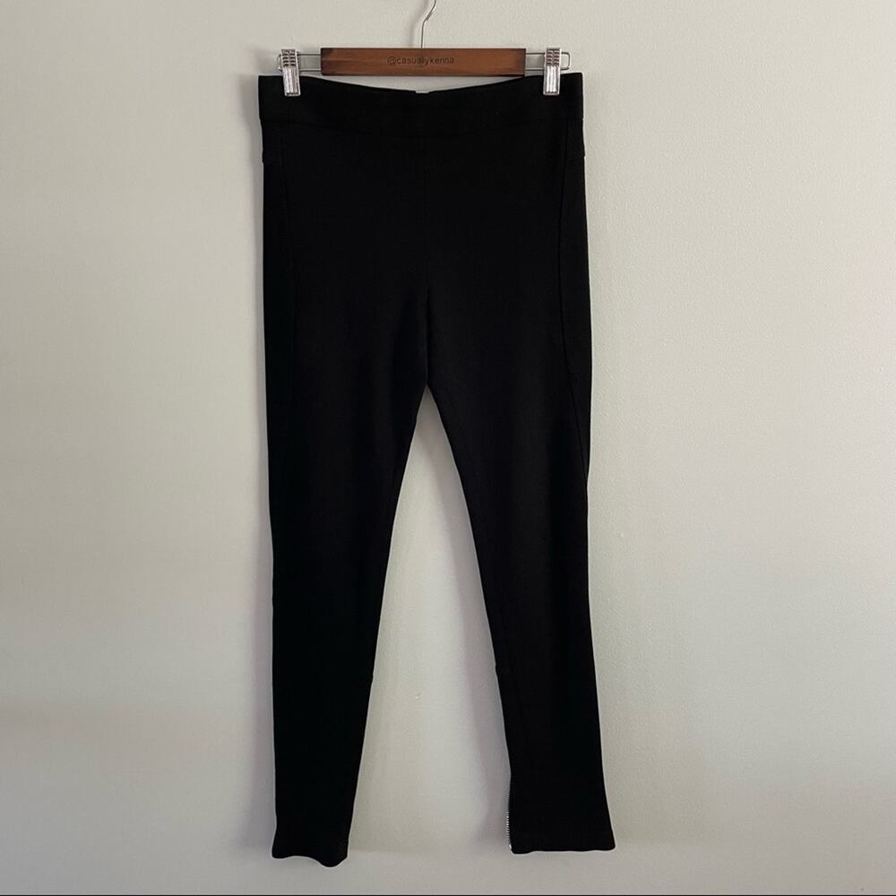 Givenchy Paris | Womens Black Slim Skinny Pant Ankle & Butt Zippers Luxury Small - Picture 2 of 10